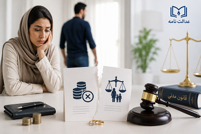 اگر شوهر نفقه ندهد، زن می‌تواند طلاق بگیرد؟