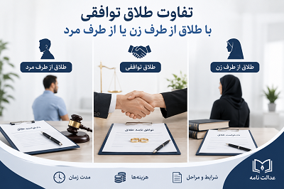 تفاوت طلاق توافقی