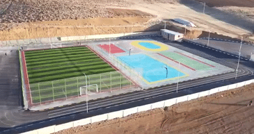 زمین ورزشی چندمنظوره شهر هزارکانیان در بخش سارال افتتاح شد / فیلم