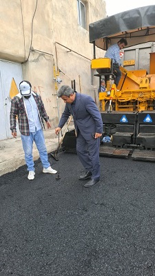 آسفالت روستای احمدآباد سارال
