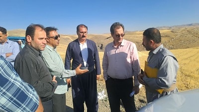 بازدید مدیرکل راهداری کردستان از بخش سارال