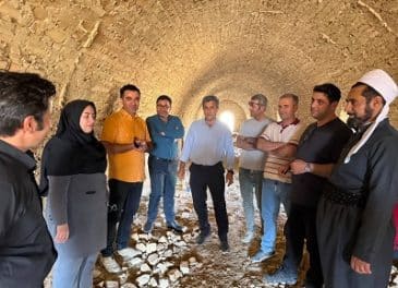 بازدید فرماندار دیواندره از کارخانه آجر در حال احداث قشلاق سفید
